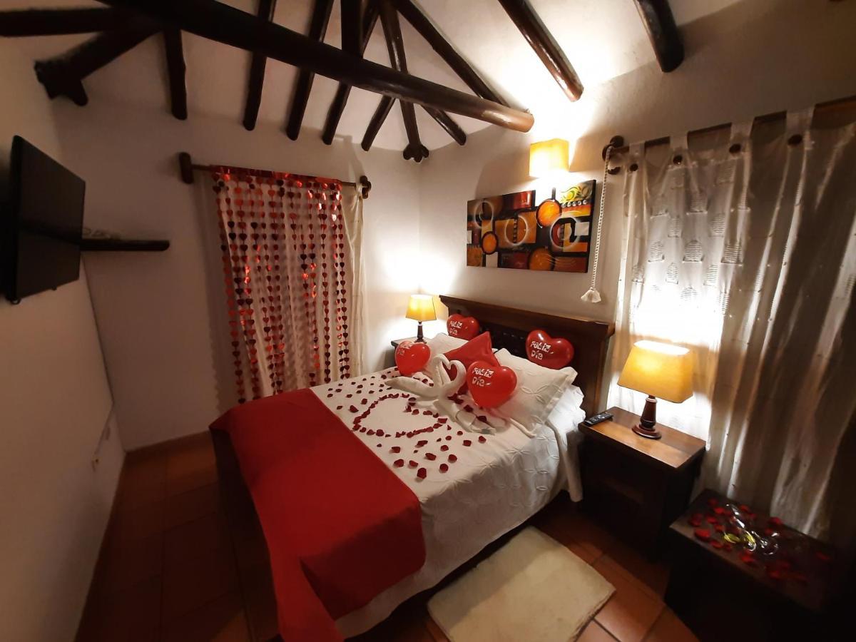 Aparta Hotel El Refugio De Maria Villa de Leyva Exteriör bild