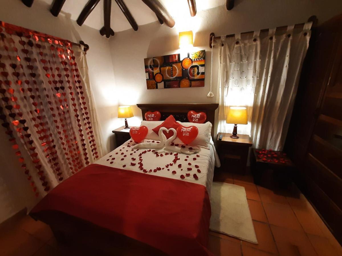 Aparta Hotel El Refugio De Maria Villa de Leyva Exteriör bild