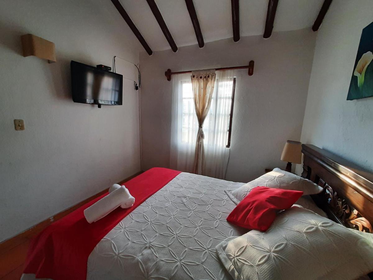 Aparta Hotel El Refugio De Maria Villa de Leyva Exteriör bild